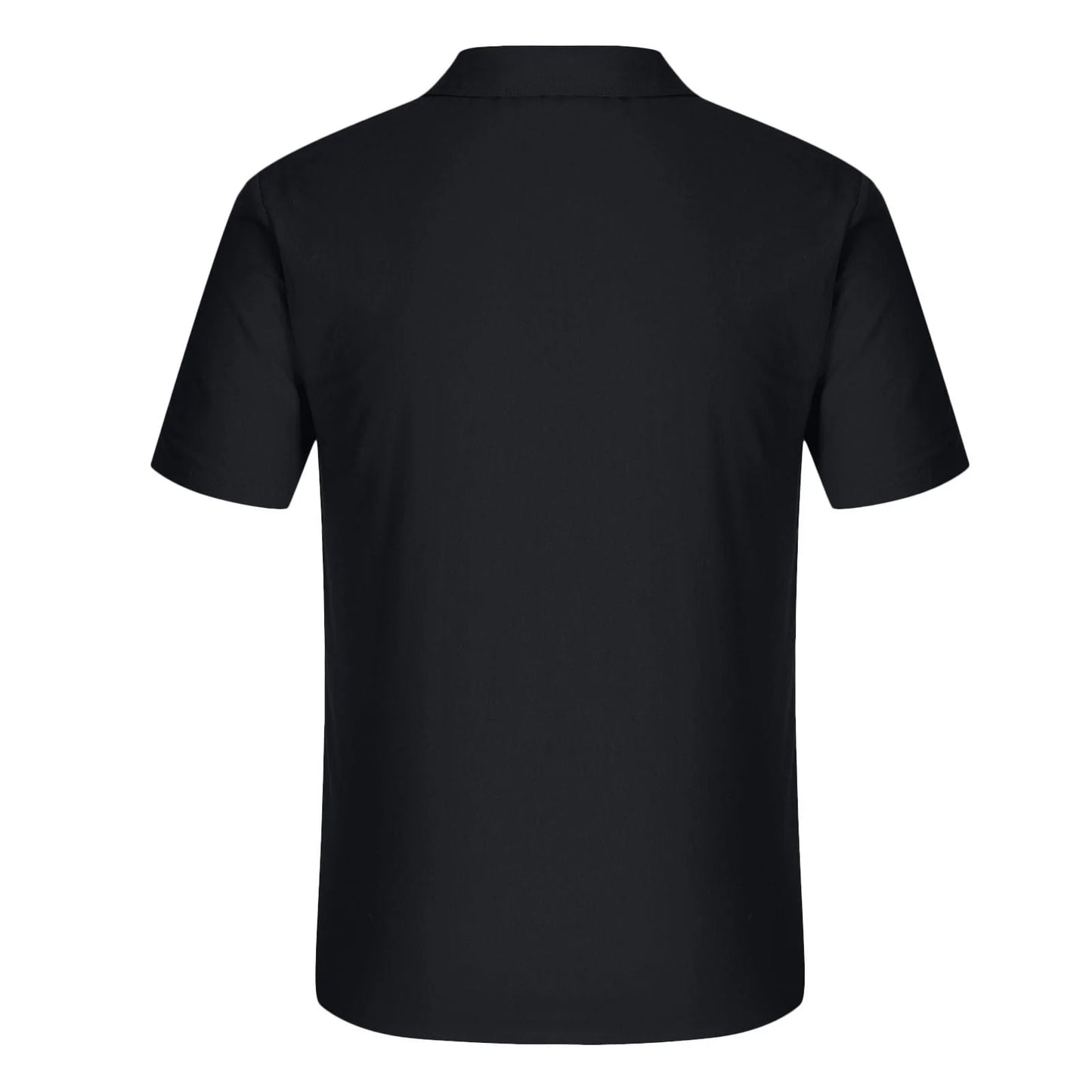 Mens Short Sleeve Classic Shirts Fishing Casual Regular-Fit Button-Up Collared Plaid Double Pocket Dress Shirt Top Tees Blouses Men Short Sleeve Shirts Button up Clearance Beach Wedding Shirt M-5XL