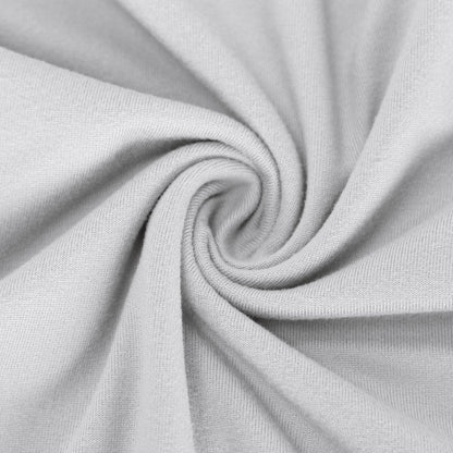 Womens Basic Turtleneck Long Sleeve Slim Fit Top Soft Stretchy Mock Neck Shirt Casual Layering Tee for Fall Winter White L