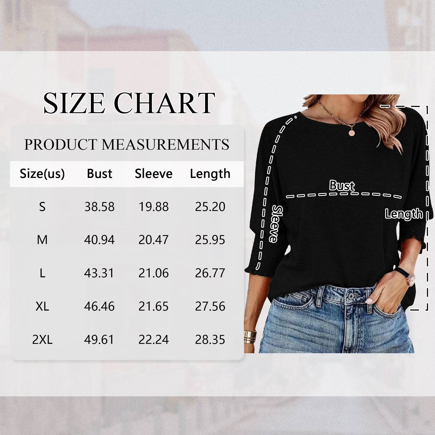 Womens Tops Summer Shirts Cute Crewneck Basic Business Tees Tops 3/4 Sleeve T-Shirts for Womens Clothes Blouses Fashion Loose Tunic Tops