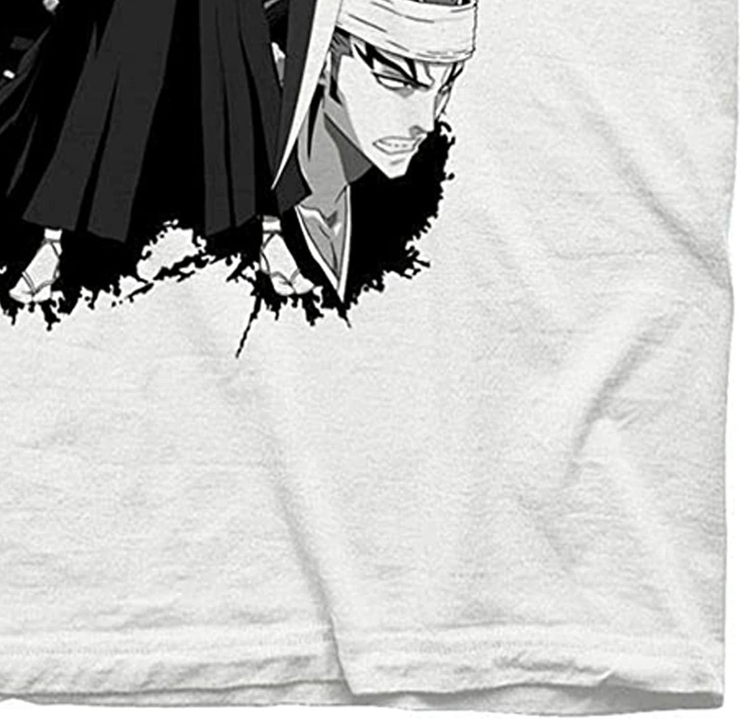 Mens Bleach Manga Anime T-Shirt - Bleach Ichigo Kurosaki Mens Fashion Shirt - Bleach Tee