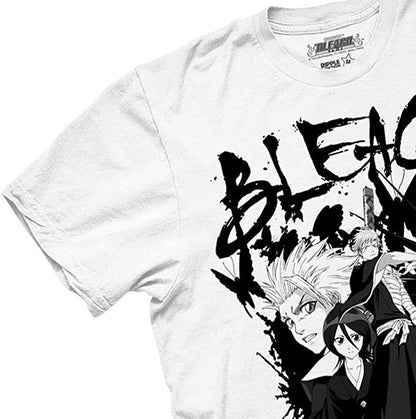Mens Bleach Manga Anime T-Shirt - Bleach Ichigo Kurosaki Mens Fashion Shirt - Bleach Tee