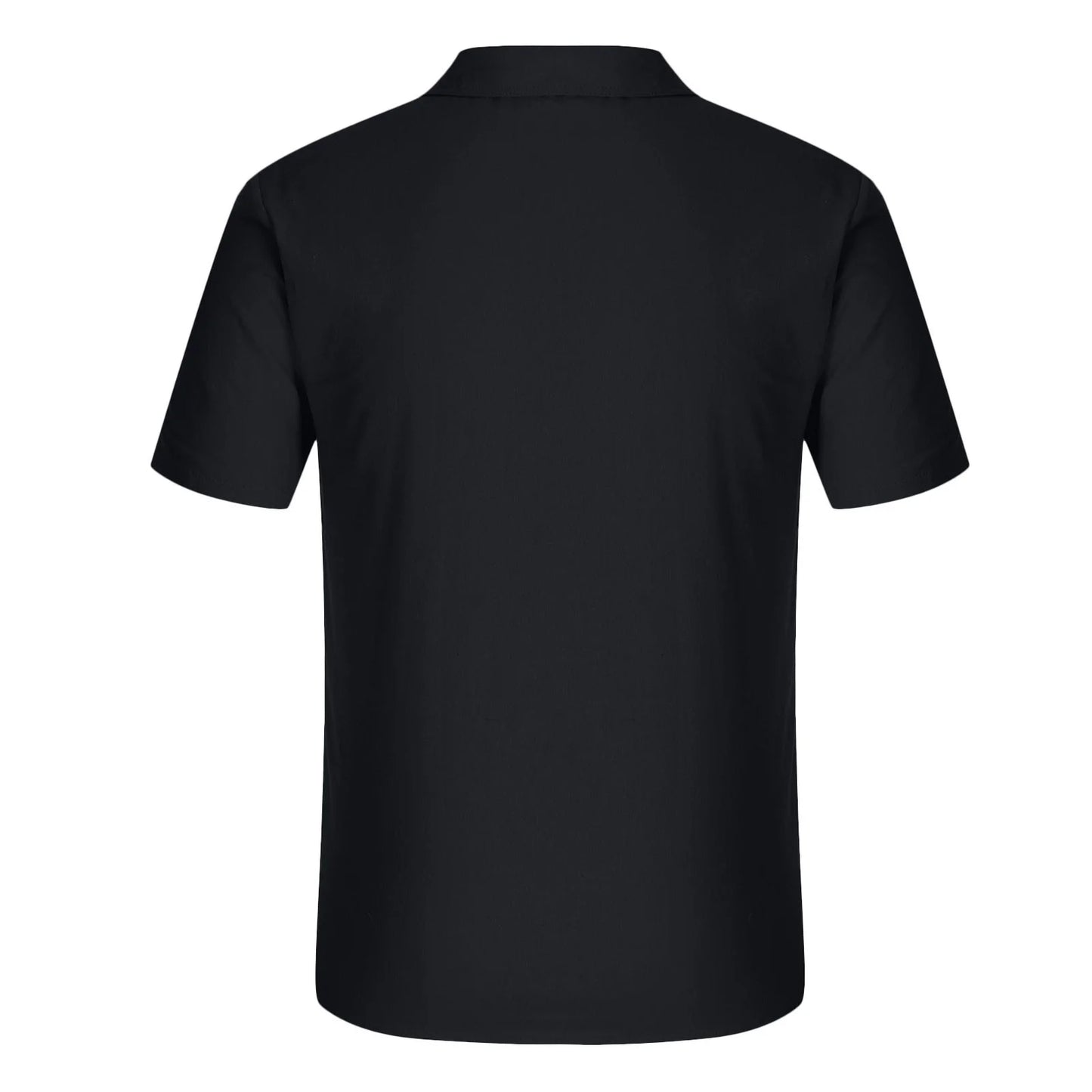 Mens Short Sleeve Classic Shirts Fishing Casual Regular-Fit Button-Up Collared Plaid Double Pocket Dress Shirt Top Tees Blouses Men Short Sleeve Shirts Button up Clearance Beach Wedding Shirt M-5XL