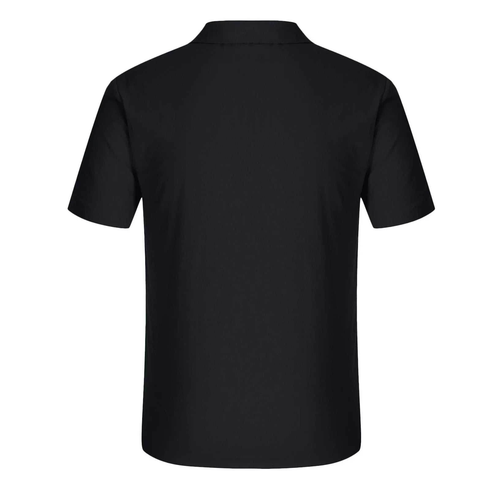 Mens Short Sleeve Classic Shirts Fishing Casual Regular-Fit Button-Up Collared Plaid Double Pocket Dress Shirt Top Tees Blouses Men Short Sleeve Shirts Button up Clearance Beach Wedding Shirt M-5XL