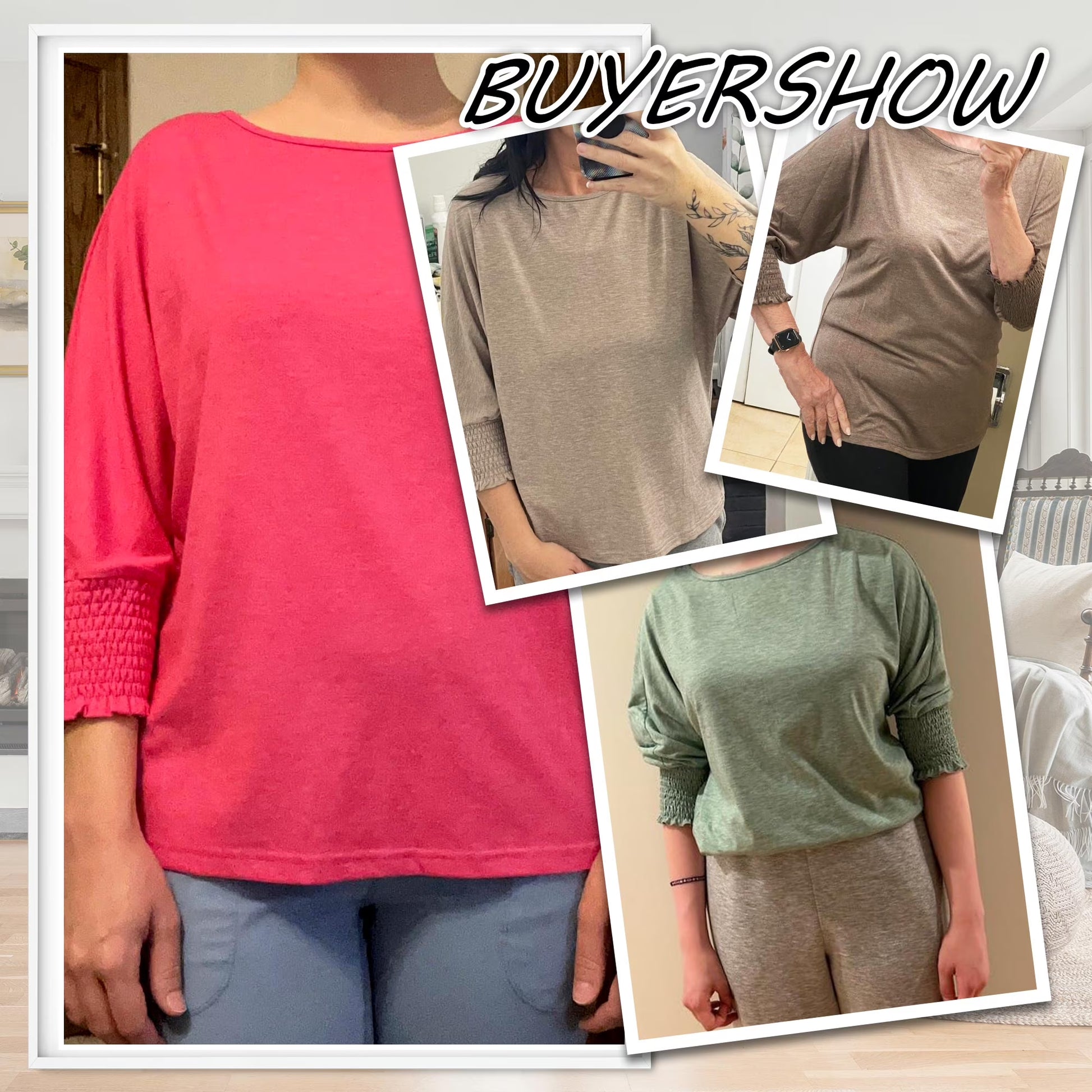 Womens Tops Summer Shirts Cute Crewneck Basic Business Tees Tops 3/4 Sleeve T-Shirts for Womens Clothes Blouses Fashion Loose Tunic Tops