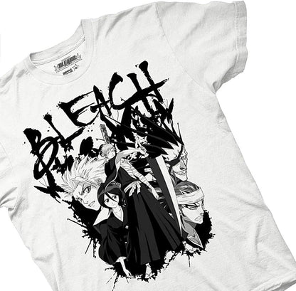 Mens Bleach Manga Anime T-Shirt - Bleach Ichigo Kurosaki Mens Fashion Shirt - Bleach Tee