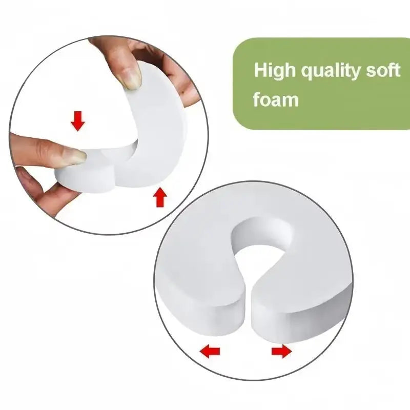 6/12Pcs Baby Safety Door Stopper Furniture Protector Anti-Pinch Hand Child Lock Finger Pinch Guard Proof Door Slam Stopper